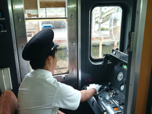 錦川鉄道NT3000型列車運転体験